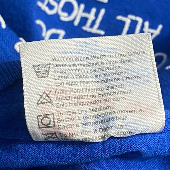 Vintage 1991 Retired At Last Blue Single Stitch T Shirt Made in USA Puff Print L - Picture 8 of 8